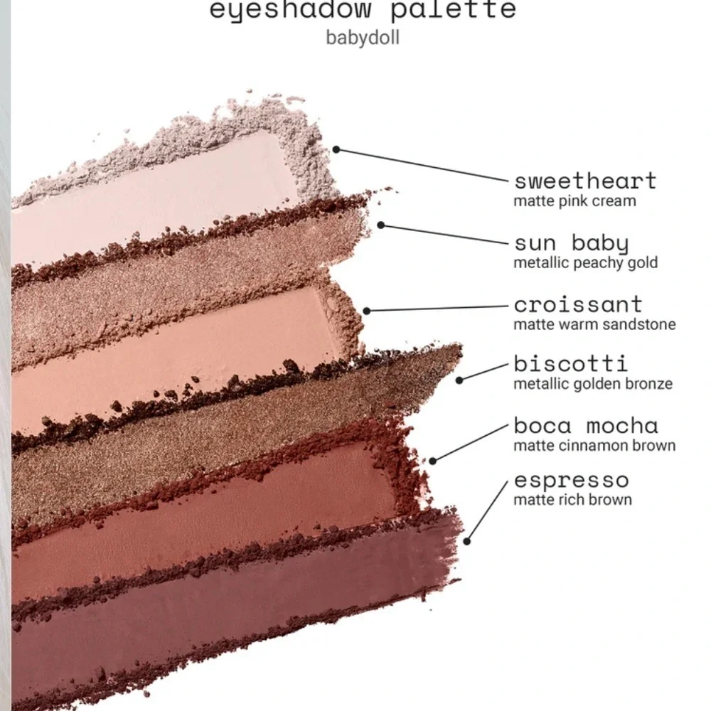 Ariana grande REM eyeshadow palette NUDES USED 1X neutral beige tan brown matte